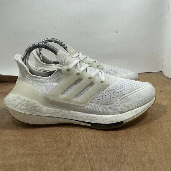 adidas Shoes - Adidas Ultraboost 21 Primeknit White Cream Womens Size 6 Running Shoes FX7730